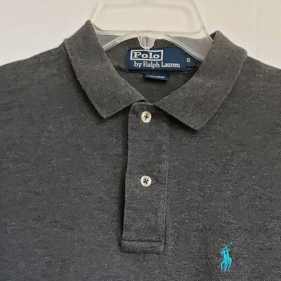 Polo Ralph Lauren Gray Mens Cotton Knit Shirt.  Size Small - Picture 2 of 5